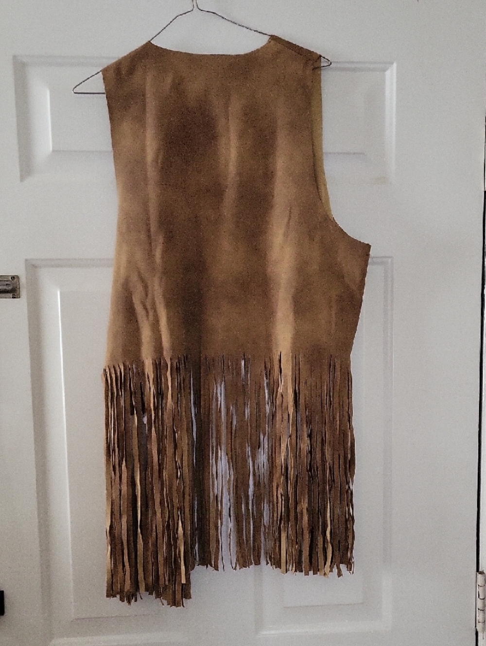 Missguided Brown Faux Suede Fringe Vest - Picture 7 of 8